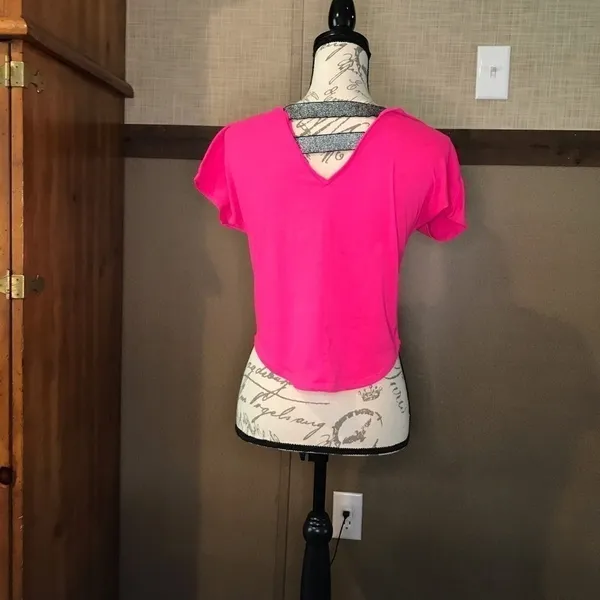Total Girl Pink Crop Top Short Sleeve Size 7/8 - Image 13