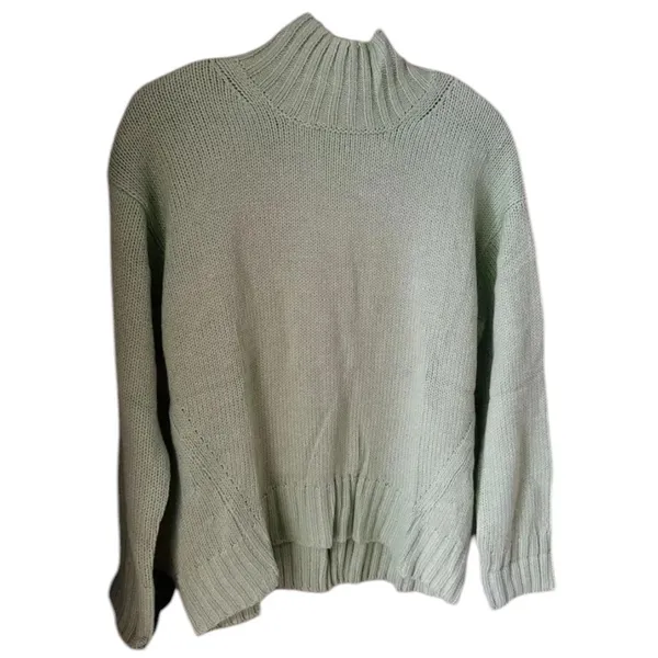 Revolve Sola Turtleneck Stitches & Stripes Green‎ Sweater Size Small - Image 6