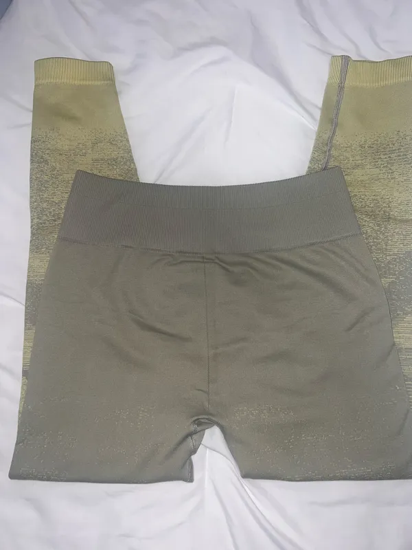 Gymshark Seamless Leggings Camo Green Adapt - Image 2