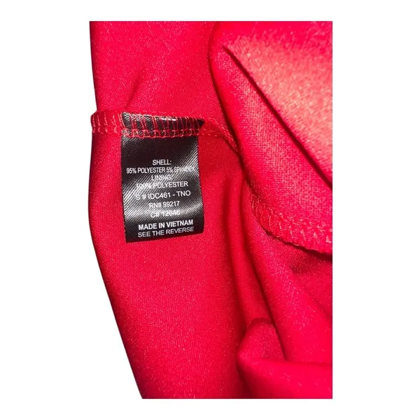 Mm Mm Mm Red Wide Leg Sleeveless Pants Jumpsuit, Womens‎ XL - Image 9