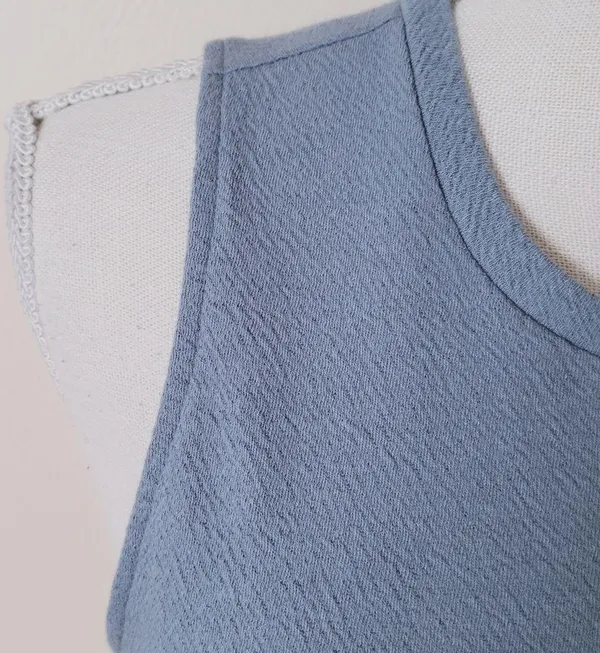 Express blue blouse size small - Image 2