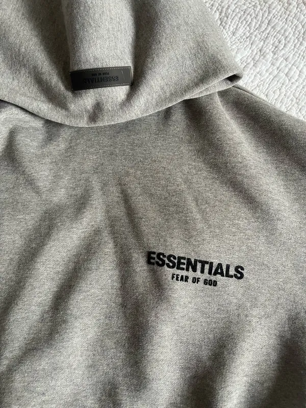 Essentials Fear of God Hoodie Oatmeal - Image 6