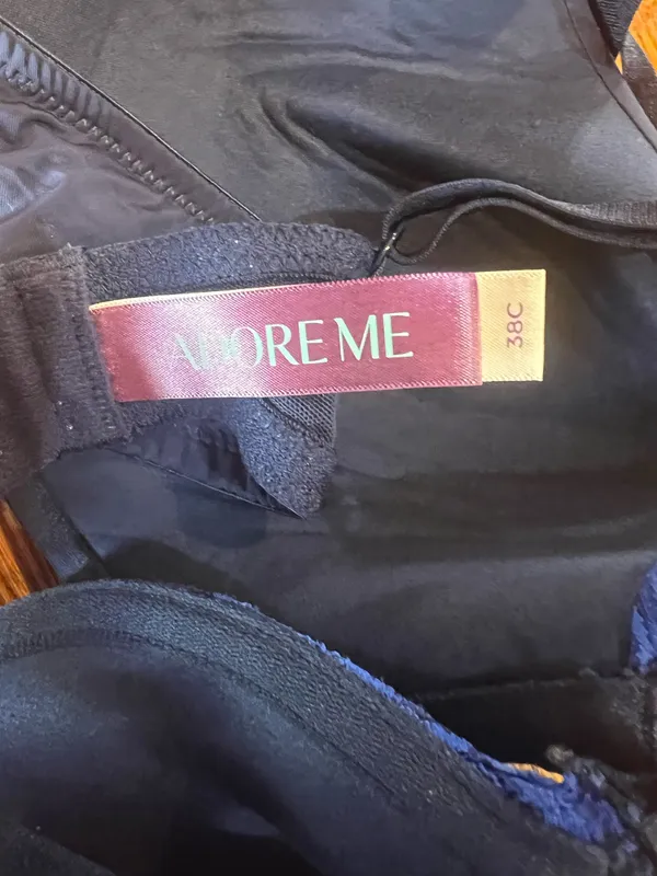 Adore Me Blue Underwire Bra - Image 3