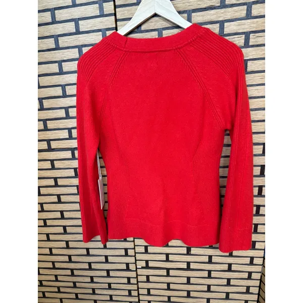 Joie Red‎ Button Down Cardigan Size Small - Image 2