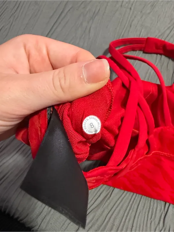 lululemon athletica Red Strappy Sports Bra - Image 3