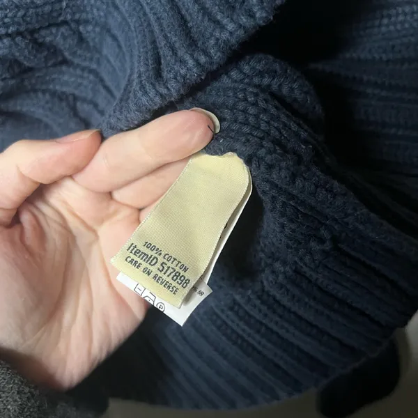 L.L. Bean Heritage Cotton Cableknit Fisherman Sweater - Image 6