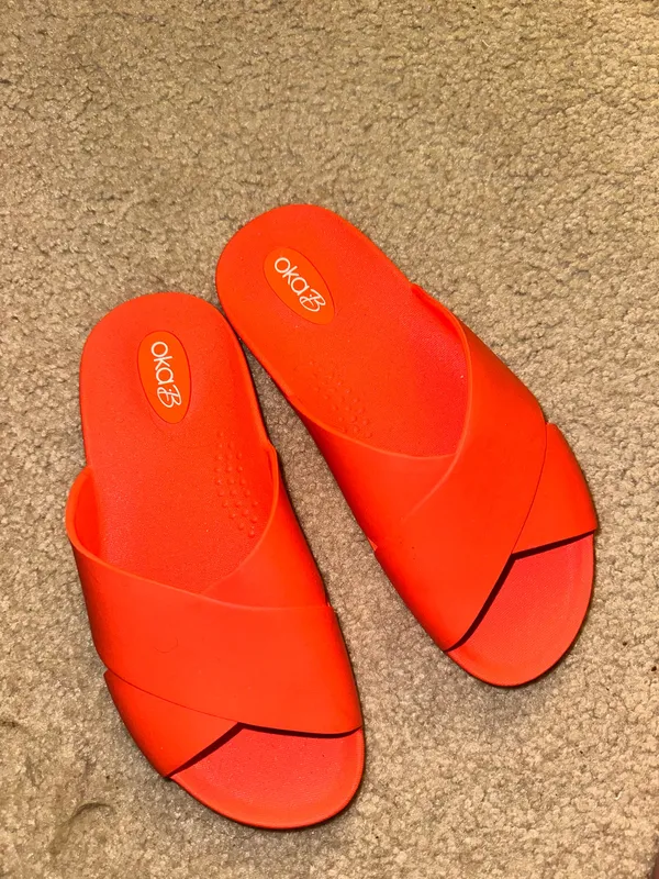 Okab slides Orange Size 5.5 - Image 4