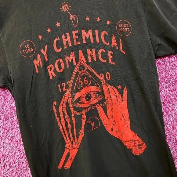 My Chemical Romance Helena Ouija Board Rock T-Shirt Dress S - Image 4