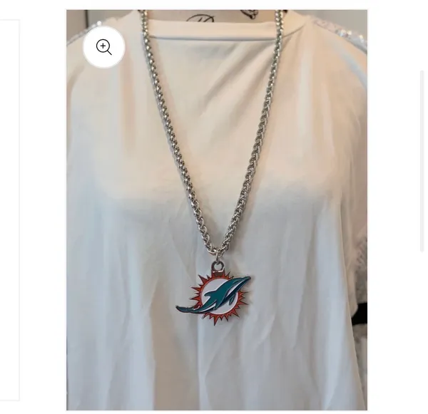 NFL Miami Dolphins Primary Team Logo Necklace - Image 2