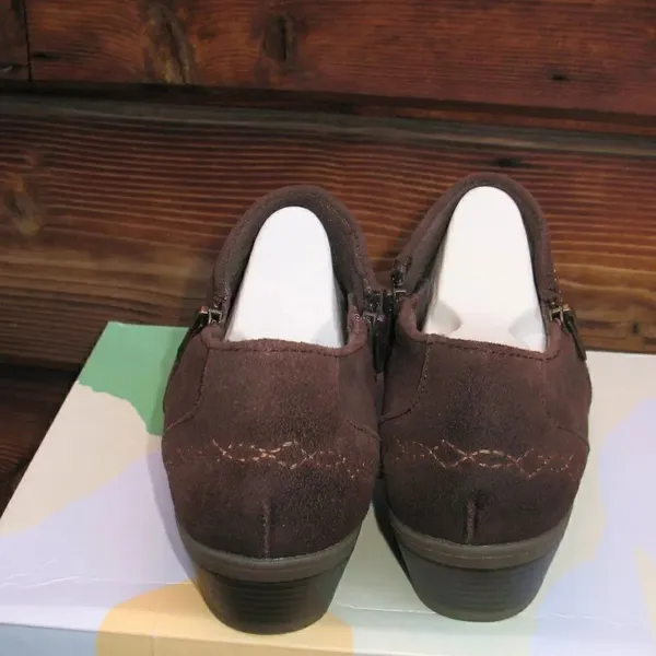 Earth Origins Brown Suede Booties - Image 7