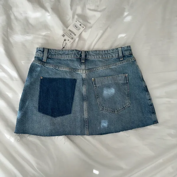 ZARA Denim Mini Skirt - Image 2