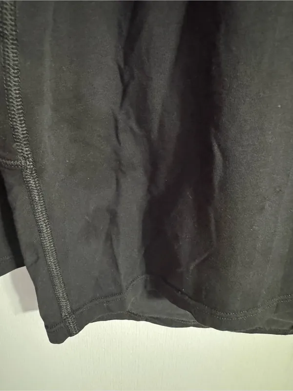 lululemon athletica Black Long Sleeve Crew Neck Athletisure Top Size 4 - Image 5