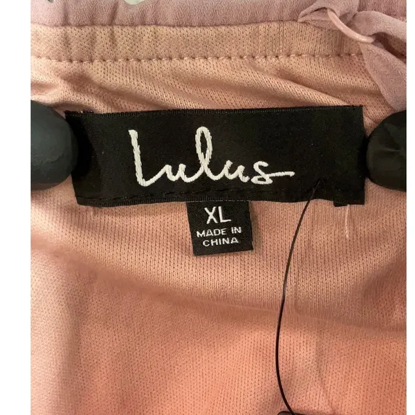 Lulus Call for Me Dusty Lavender Faux Wrap Jumpsuit Wide Leg XL Wedding - Image 7