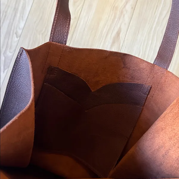 Leather Tote Bag - Image 4