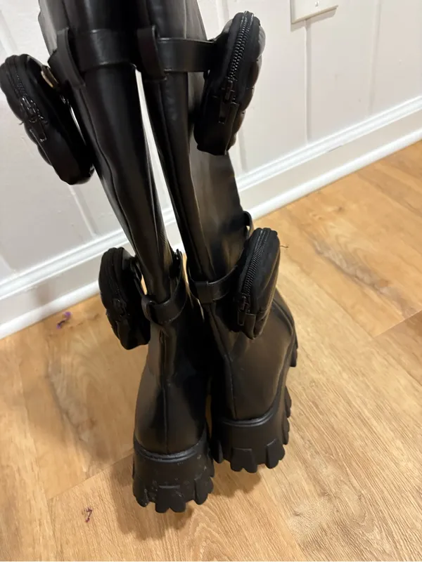 16” mission Combat boots with detachable pouches - Image 9