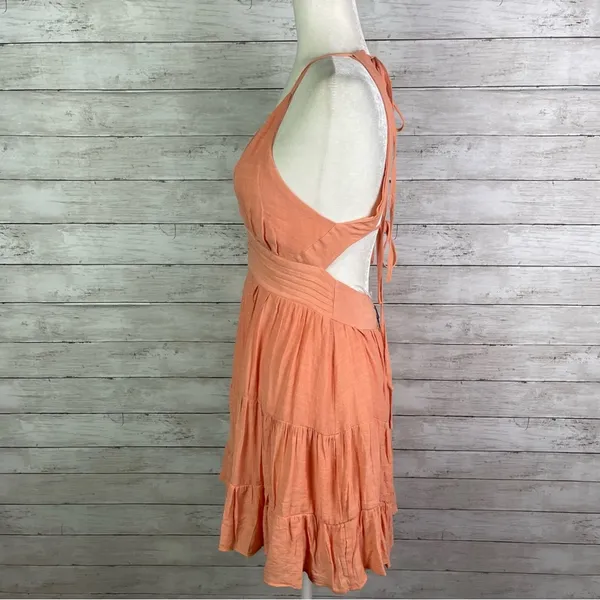 Hello Molly Love Never Stops Peach Dress - Image 7