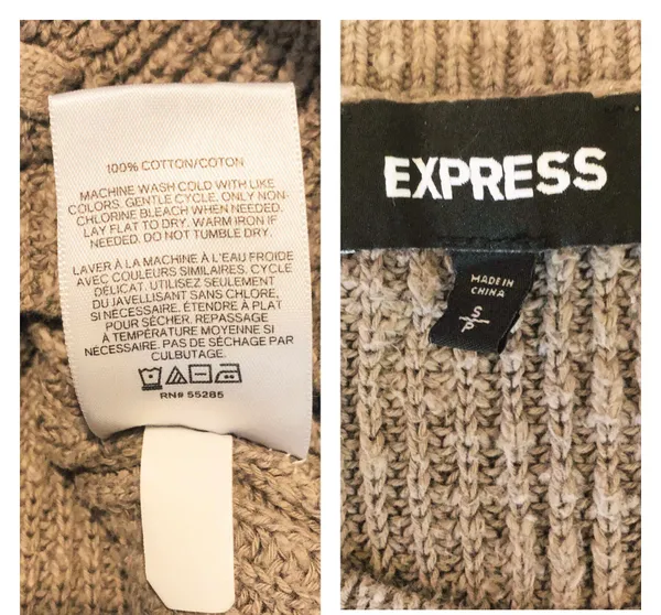 Express Tan Hi-low Sweater - Image 7