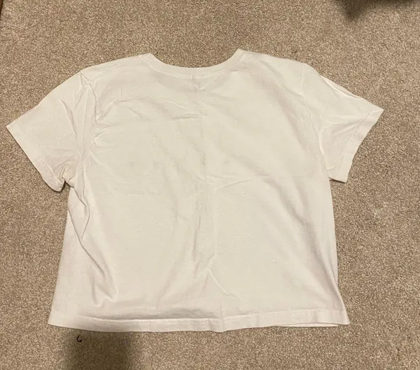 Brandy Melville “London” White Baby Tee - Image 3