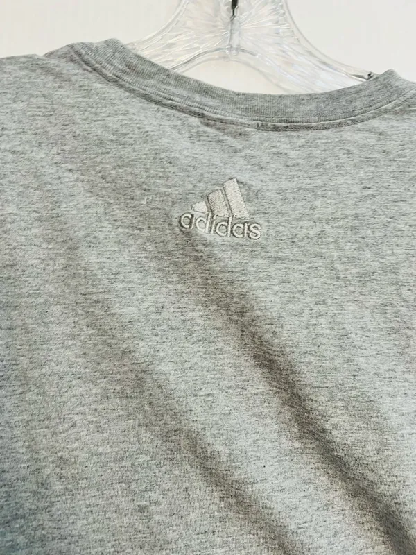 Adidas Men’s Gray Long Sleeve Tee Shirt - Image 3