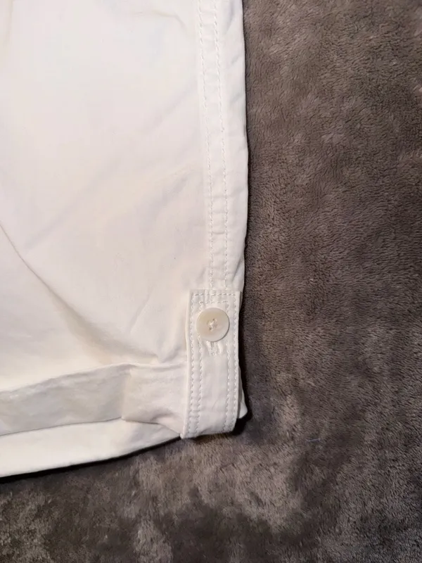 Chico's White Roll-Tab Bermuda Shorts - Image 4