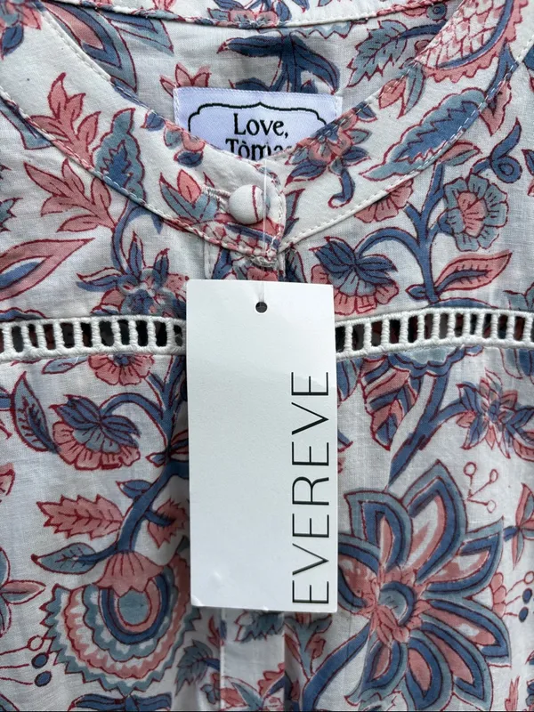 NWT Emerson Fry Love, Tomas Lucy 4 Floral Button Front Dress Large Retail $188 - Image 5