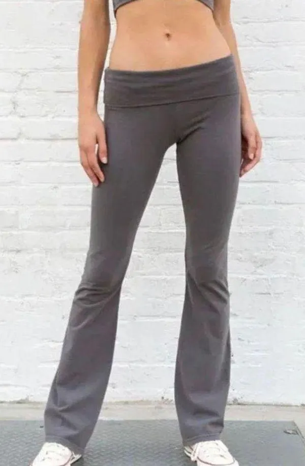 Brandy Melville Black Wide Leg Pant - Image 3