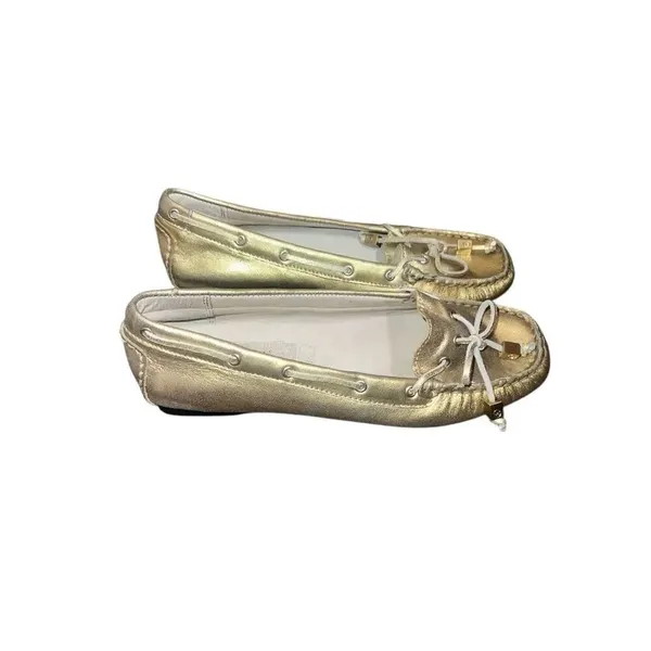 ✨Michael Kors Daisy Metallic Bronze Moccasins Sz 6.5 Loafers✨ - Image 3