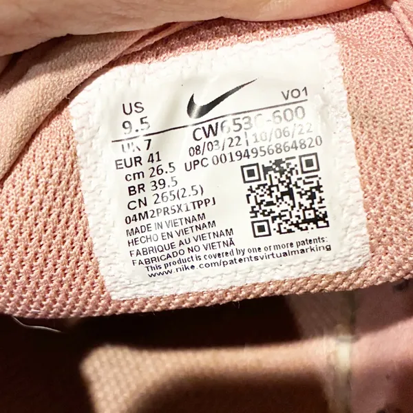 Nike Court Vision Alta TXT Rust‎ Pink Platform Size 9.5 Sneakers - Image 6