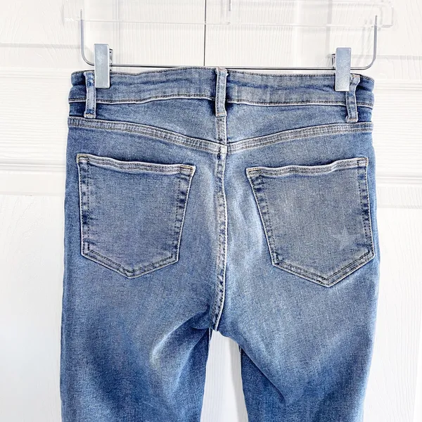 Lovers + Friends Ricky Low Rise Skinny Jeans Walk of Fame Star Print Y2K Indie - Image 8