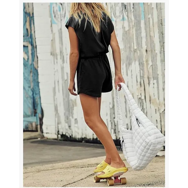 NEW Sleeveless Athletic Shorts Romper with Pockets XL - Image 3
