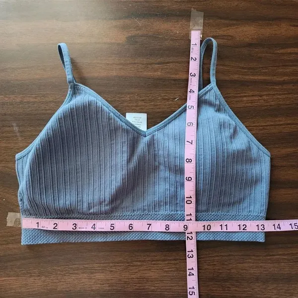Pack of 2 Sport Bra Size L black and blue - Image 9