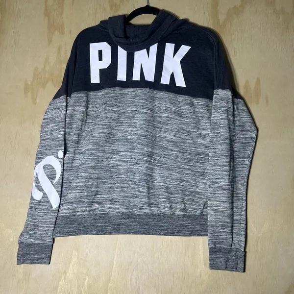 Victoria's Secret‎ Pink Cowl Neck Pullover Ombre Women's Size Large - Image 7