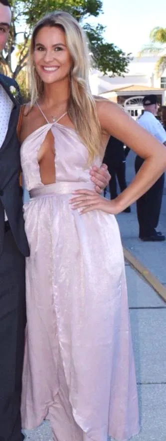 Hello Molly Mauve Halter Top With Two Slits - Image 3