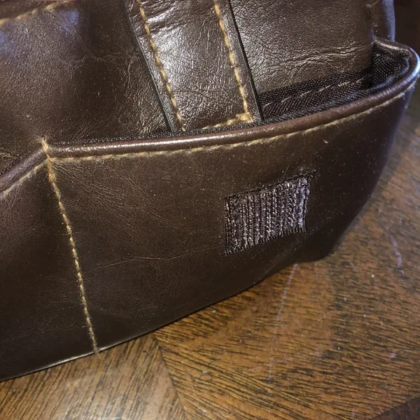 Vintage Brown Change Purse Clutch Handbag - Image 5