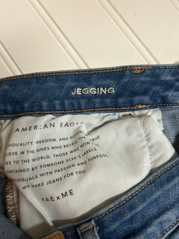 American Eagle Outfitters Distressed Super Stretch Jeggings Size 14 - Image 8