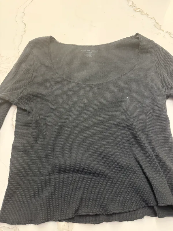 Brandy Melville Waffle Knit Top - Image 2