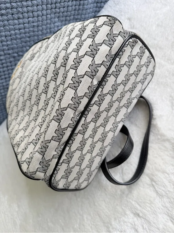 Michael Kors White and Black Backpack - Image 3