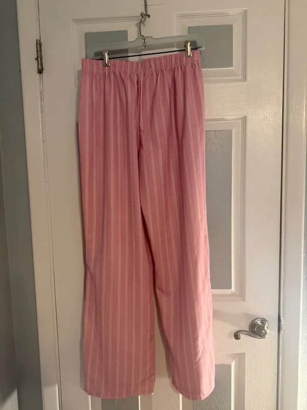 Altar'd State Pink Striped Lounge Pants - Image 3