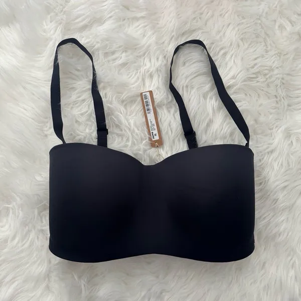 Skims Body Wireless Strapless Bra Onyx Size 34DDD - Image 2