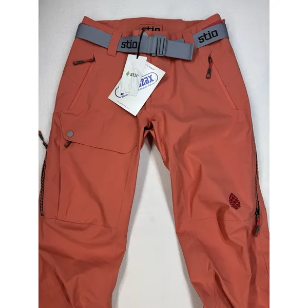 Stio Womens Environ Ski Waterproof Snow Pants Smokey Salmon XS NWT $419 MSRP - Image 2