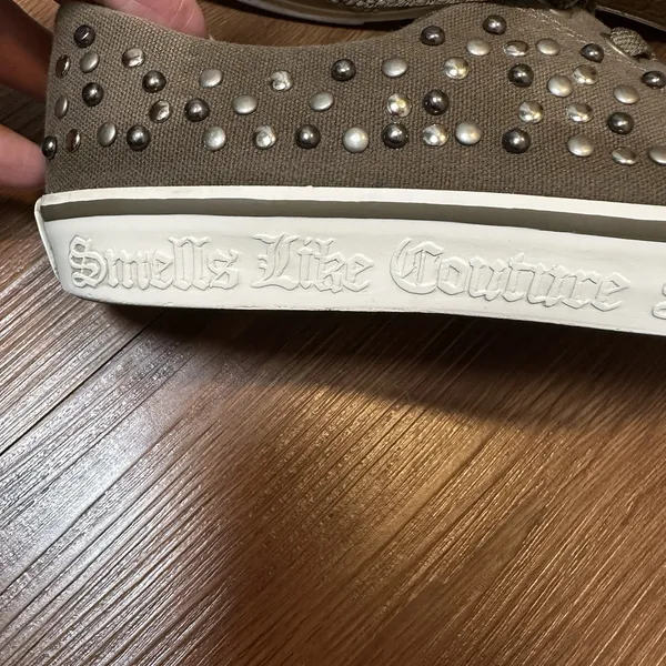 Juicy Couture Women's Eclipse Juice Couture Mouse Grey Canvas Sz 7.5‎ - Image 7