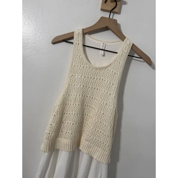 Daily Practice by Anthropologie Twofer Sweater Knit Mini Dress Lg - Image 4