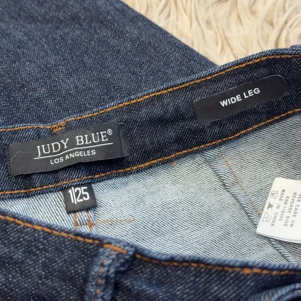 Judy blue wide leg dark jeans size 1/25 - Image 2