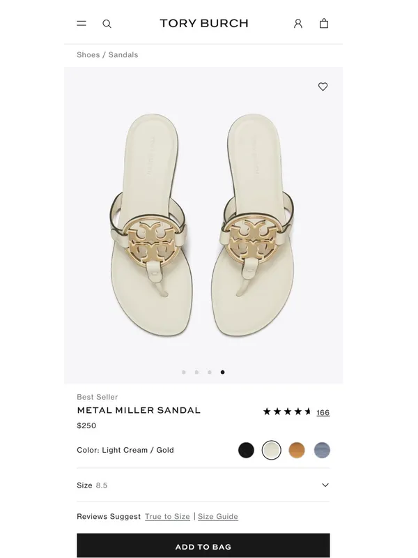 Tory Burch METAL MILLER SANDAL - Image 7