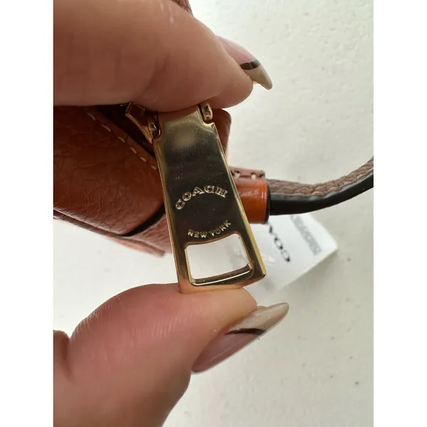 NWT Coach Stripe CH308 Mini Jamie Embossed Pebble Leather Crossbody Camera Bag - Image 9