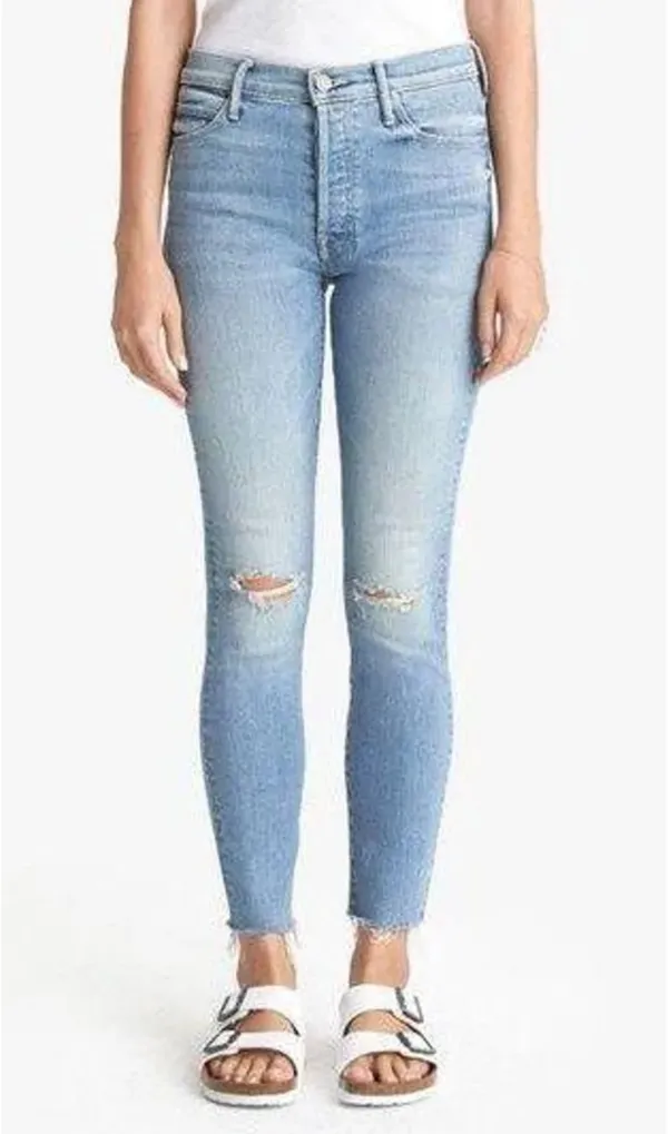 MOTHER Denim The Stunner Ankle Fray Hit The Jackpot - Image 3