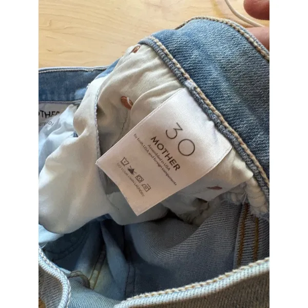 MOTHER High Waisted Rider Skimp In High-Life Jeans Size 30‎ - Image 6