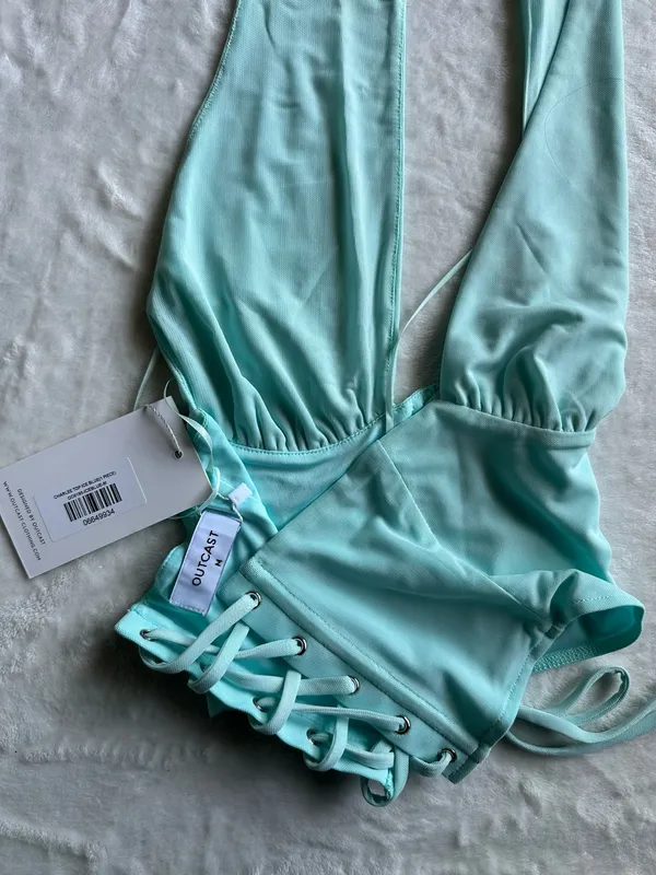 Outcast Clothing Charlee Top Ice Blue - Image 9