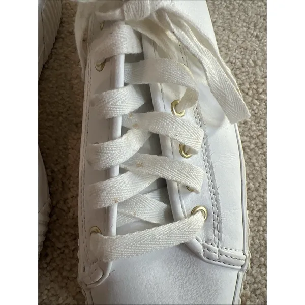 Keds Triple Kick WH57310 Leather White Platform Sneakers Shoes Lace Up - Image 8
