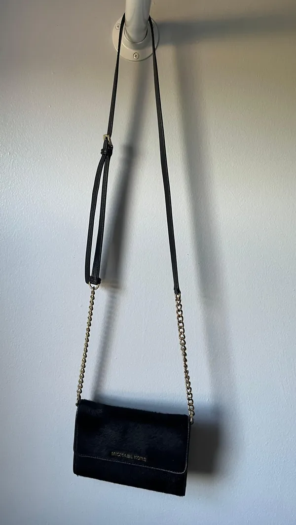 Michael Kors Black Fur  Handbag - Image 2